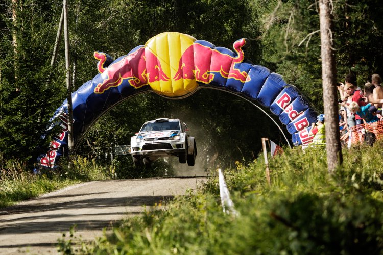 WRC Rally Finland White House Jump